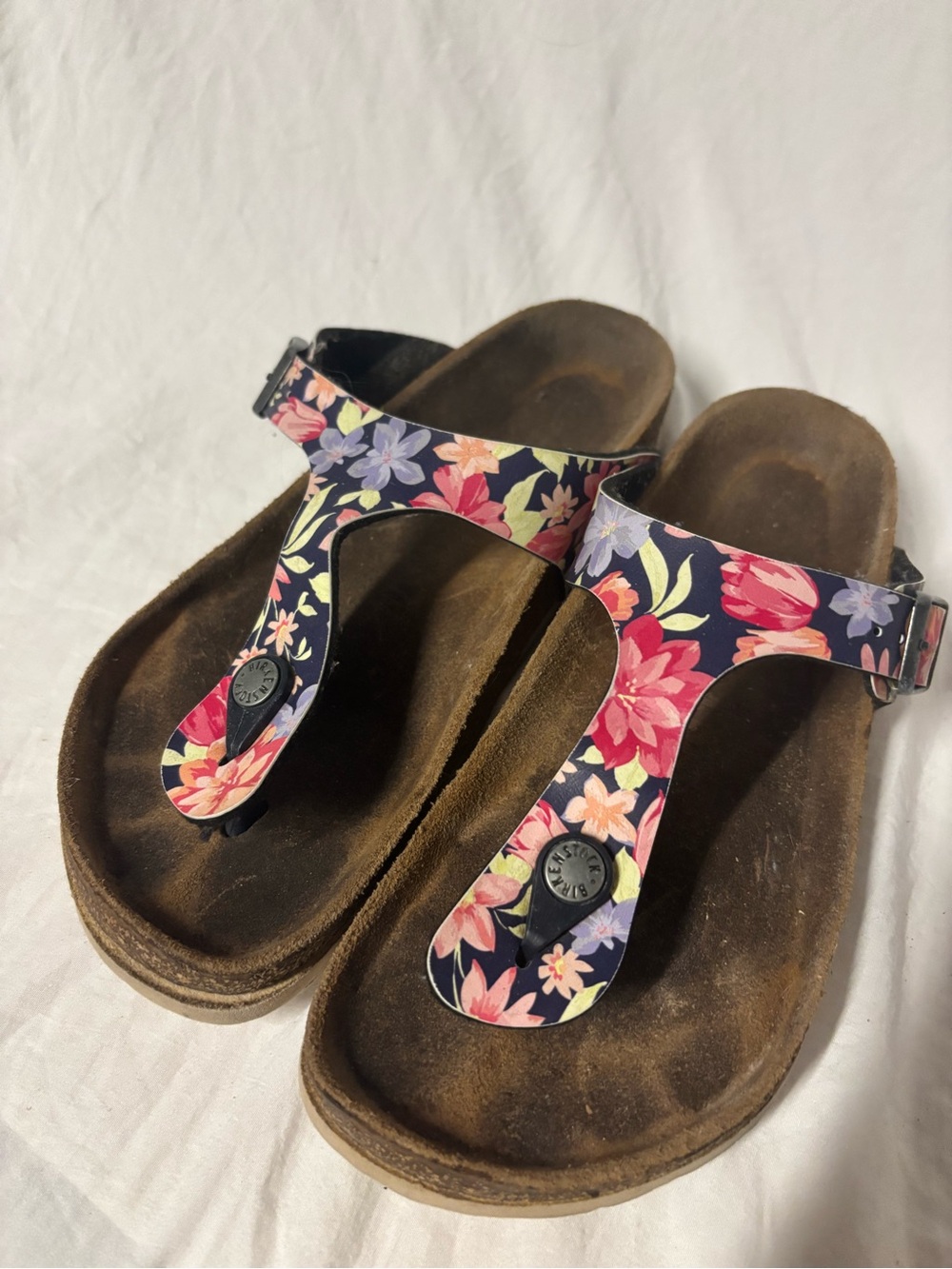 Birkenstock Floral Thong Sandals